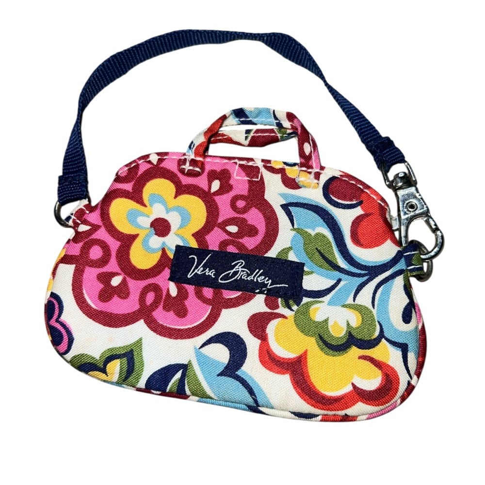 Vera Bradley Multicolor Floral Luggage Tag Holder
